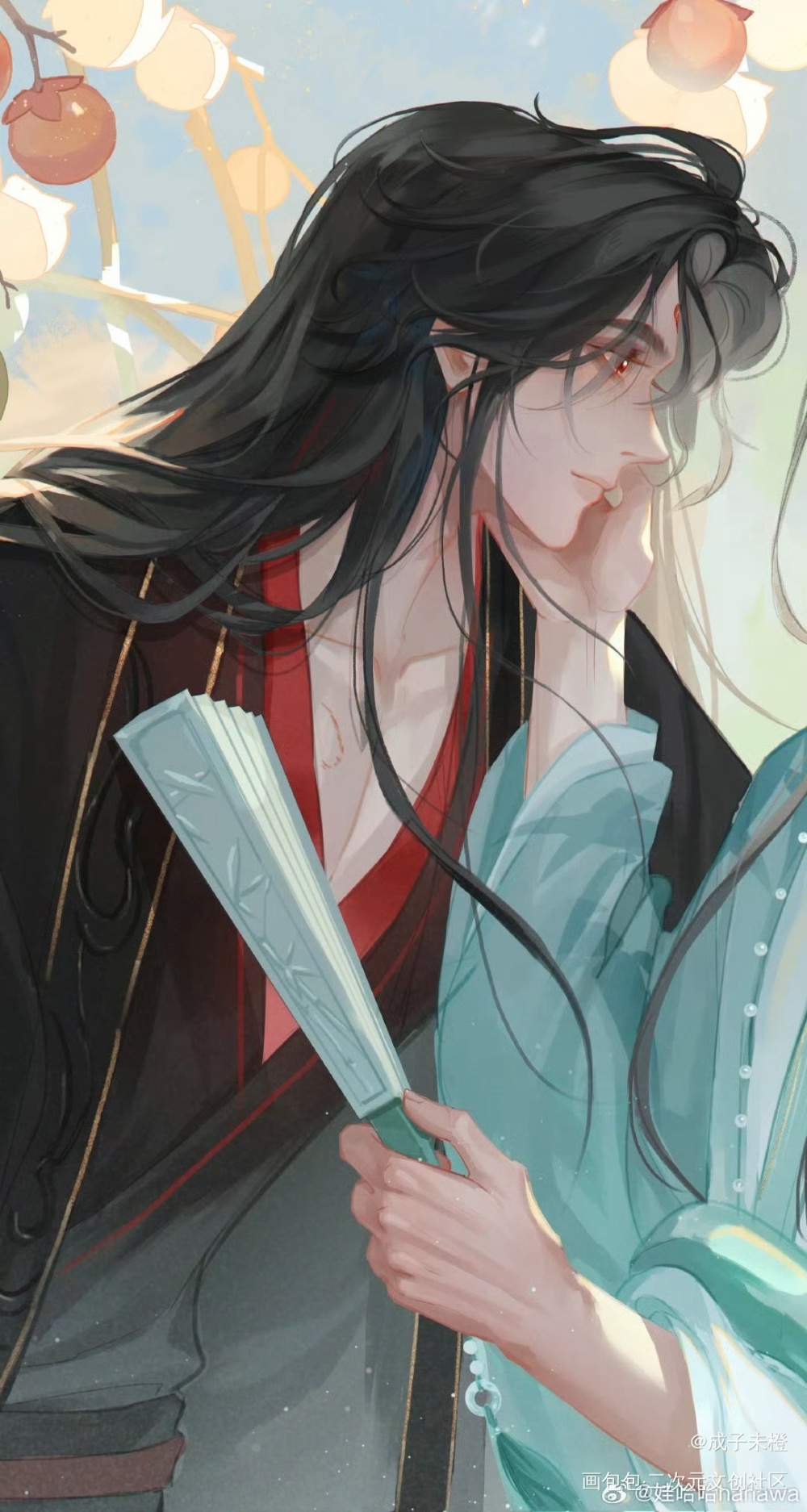 是俊美的冰冰呀_人渣反派自救系统洛冰河·人渣反派自救系统墨香铜臭绘画作品