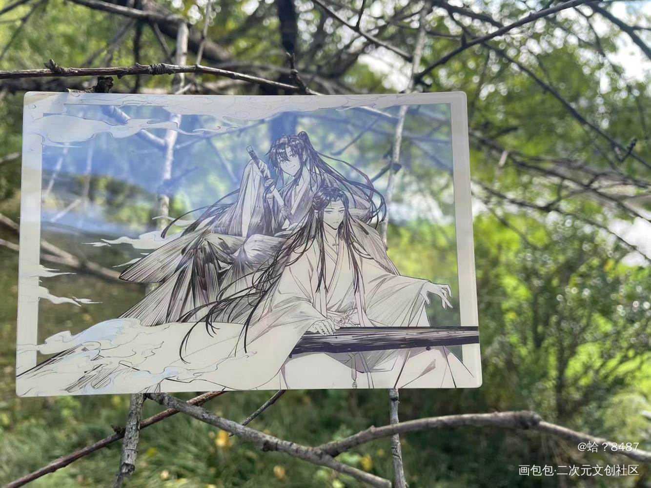 _魔道祖师忘羡蓝忘机·魔道祖师魏无羡·魔道祖师墨香铜臭绘画作品
