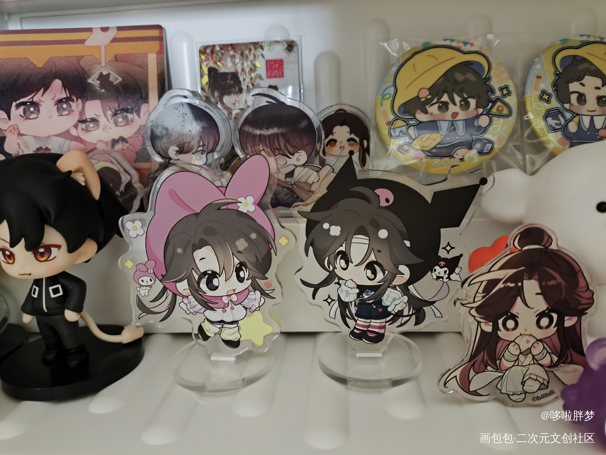 太可爱啦，感谢老师的无料_魔道祖师无料返图绘画作品