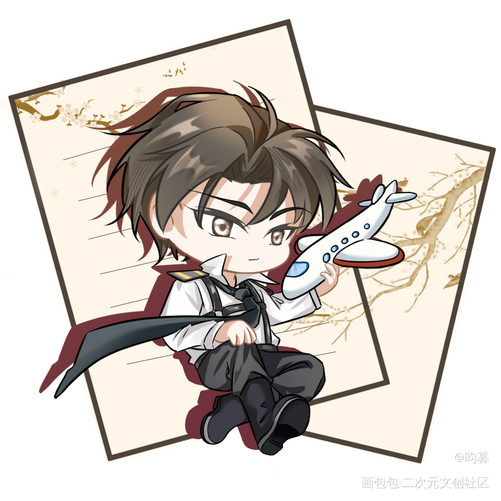 酷哥生日快乐_LASER顾子尧板绘绘画作品