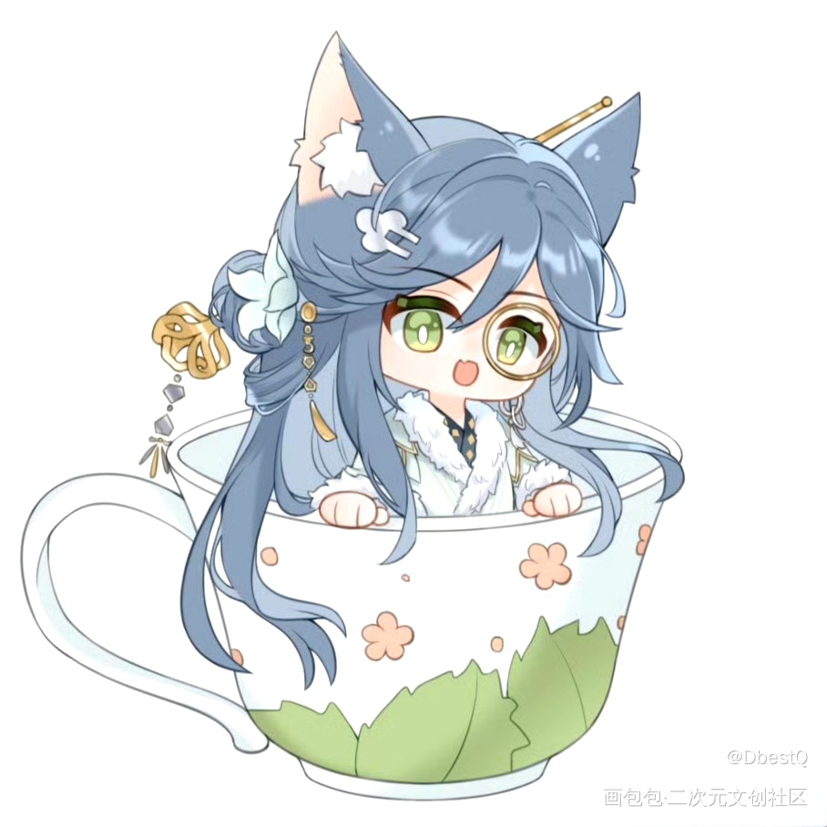 嘬嘬嘬小金鱼_代号鸢绘画作品