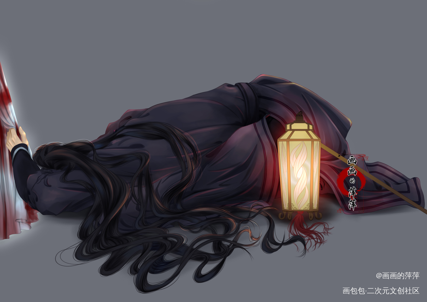 师尊的抄手_二哈和他的白猫师尊燃晚楚晚宁墨燃绘画绘画作品