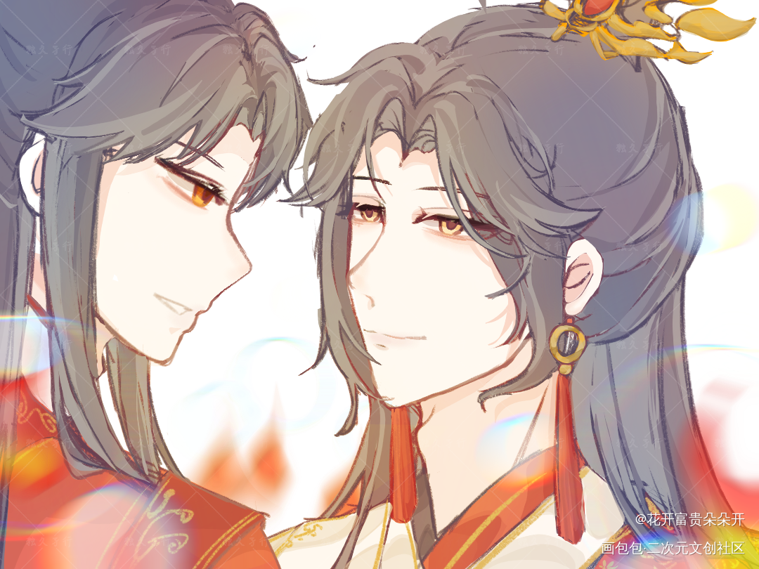 _花亦山心之月花家世子宣望钧绘画作品
