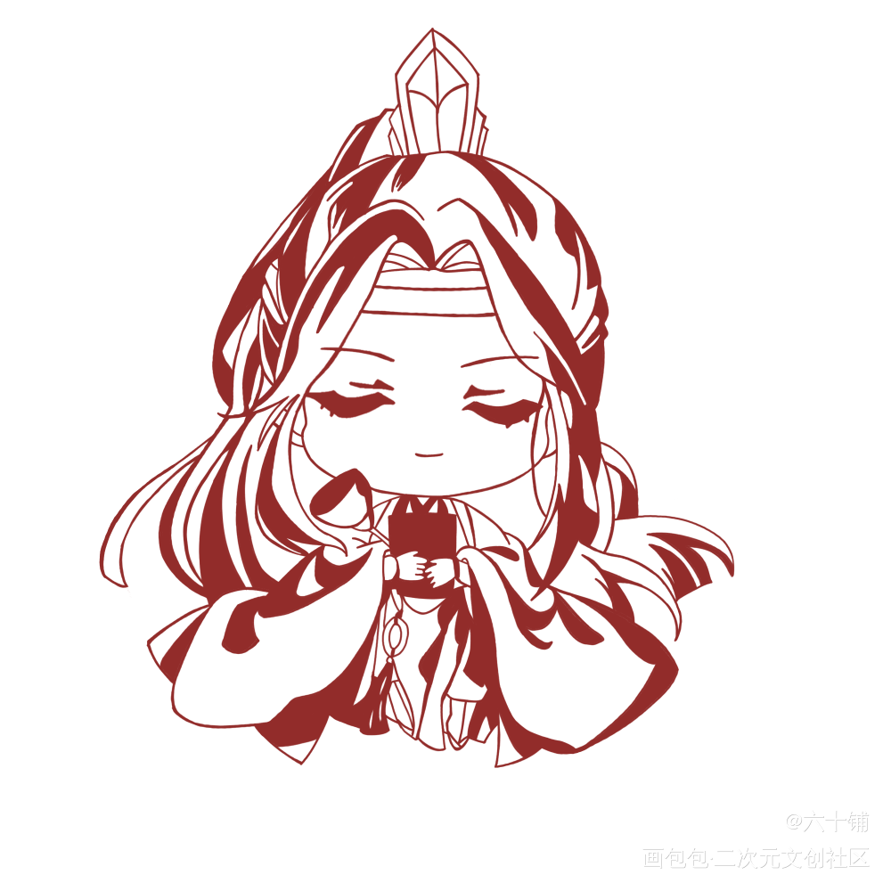 emmm 的标题_魔道祖师绘画作品