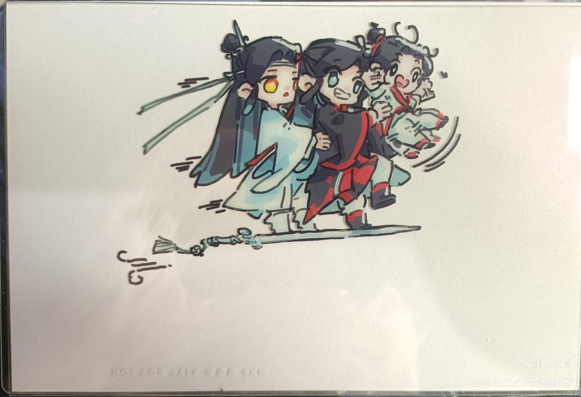 太可爱啦！_魔道祖师无料返图忘羡蓝忘机·魔道祖师魏无羡·魔道祖师绘画作品