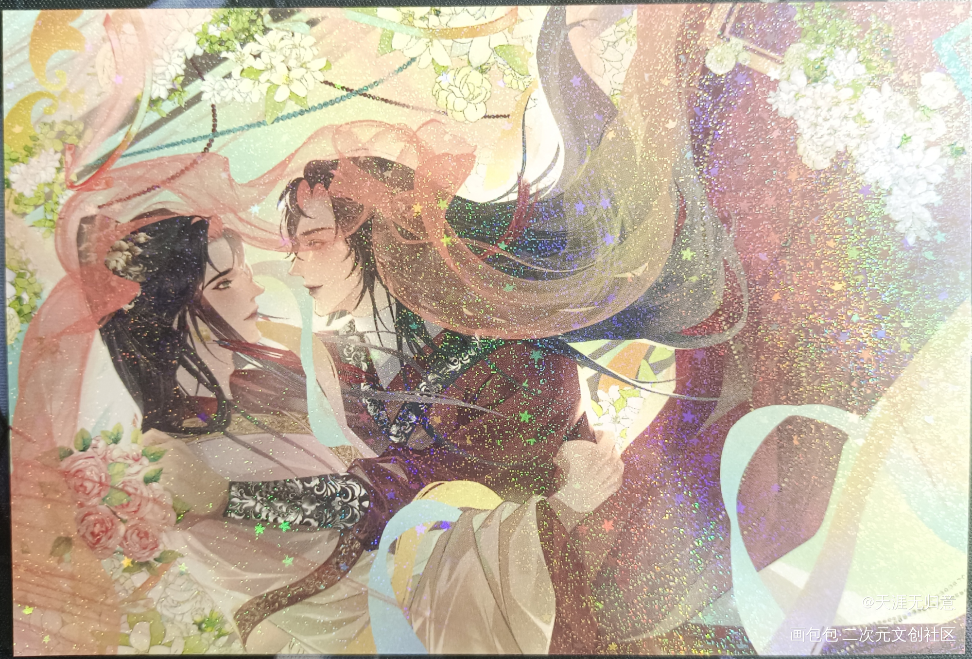 绝美绝美！_天官赐福无料返图花怜花城·天官赐福谢怜·天官赐福绘画作品