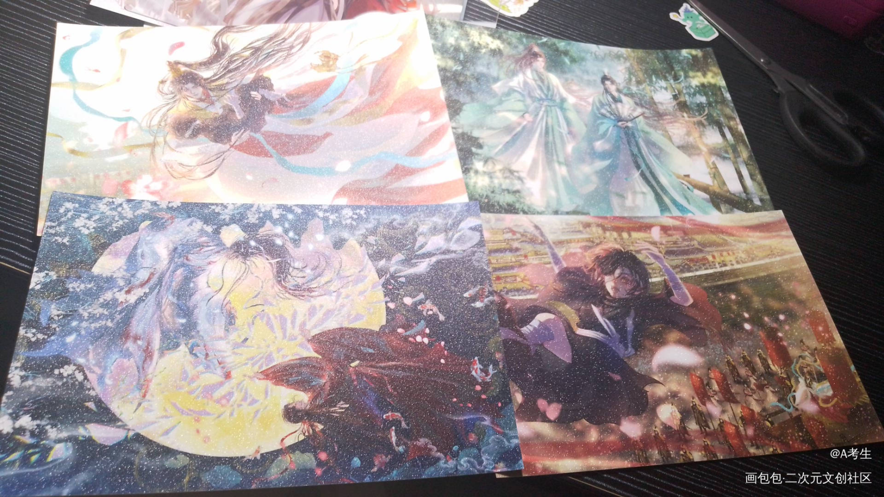 好漂亮(｡･ω･｡)ﾉ♡，都怪画包包_天官赐福无料返图绘画作品