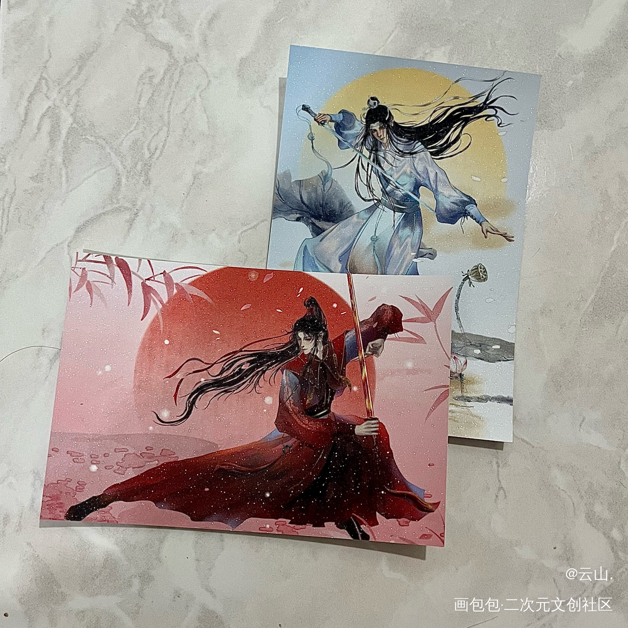 _魔道祖师无料返图周边秀忘羡蓝忘机·魔道祖师魏无羡·魔道祖师绘画作品