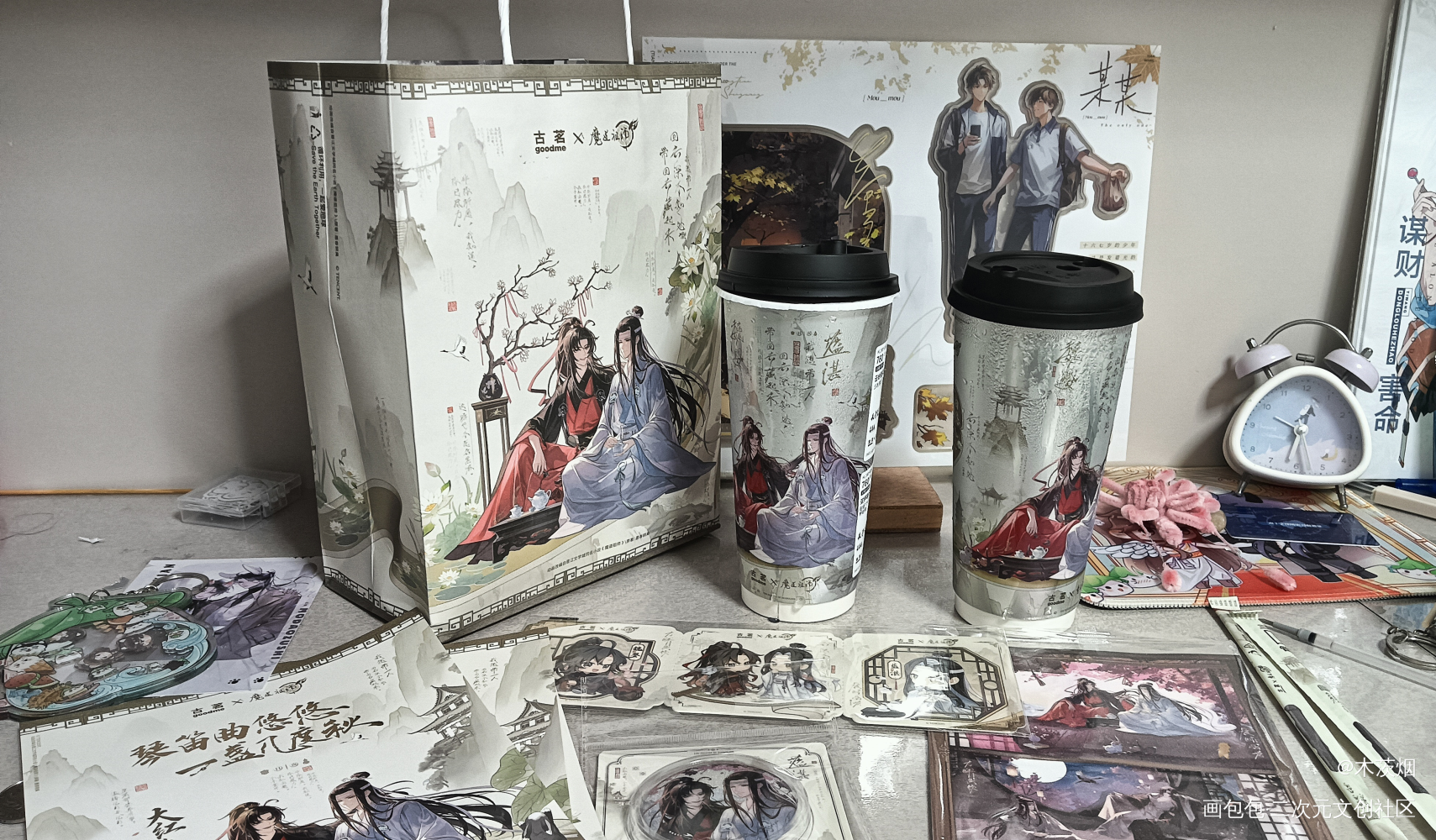 _魔道祖师蓝忘机·魔道祖师魏无羡·魔道祖师绘画作品