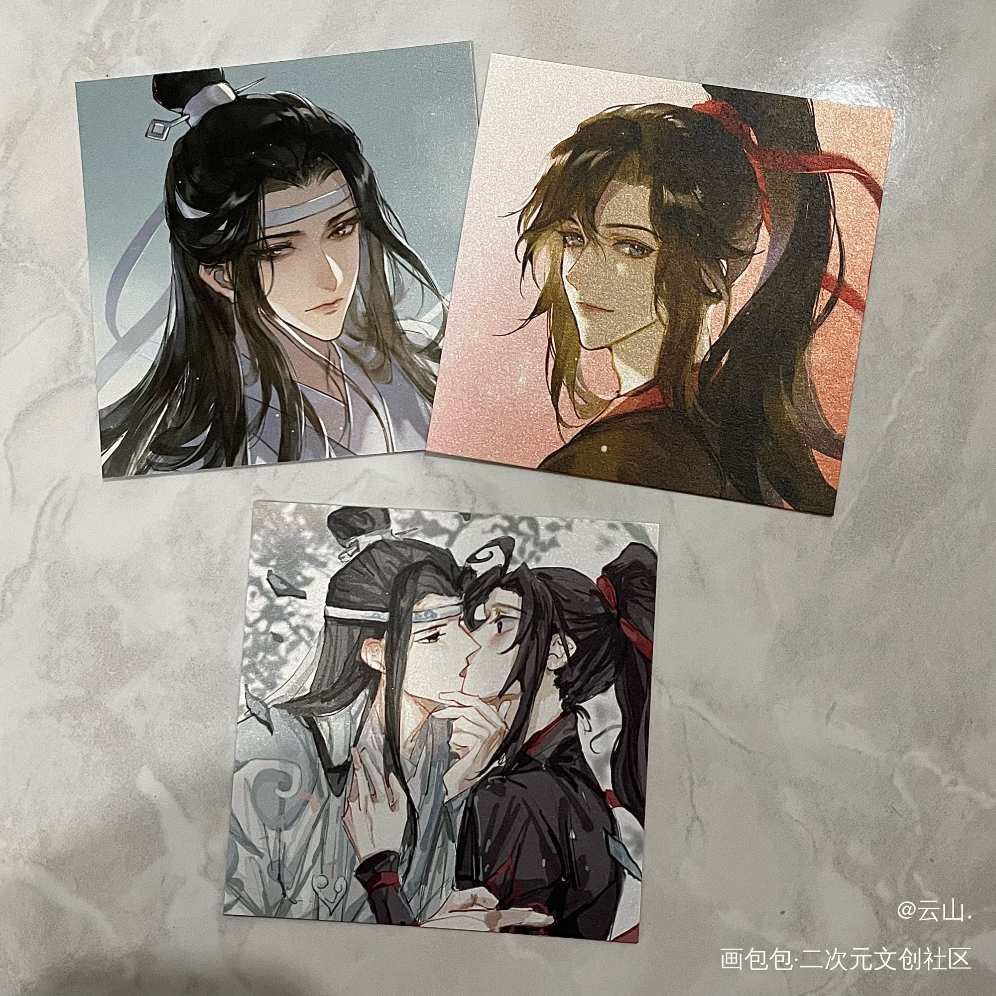 _魔道祖师无料返图周边秀忘羡蓝忘机·魔道祖师魏无羡·魔道祖师绘画作品