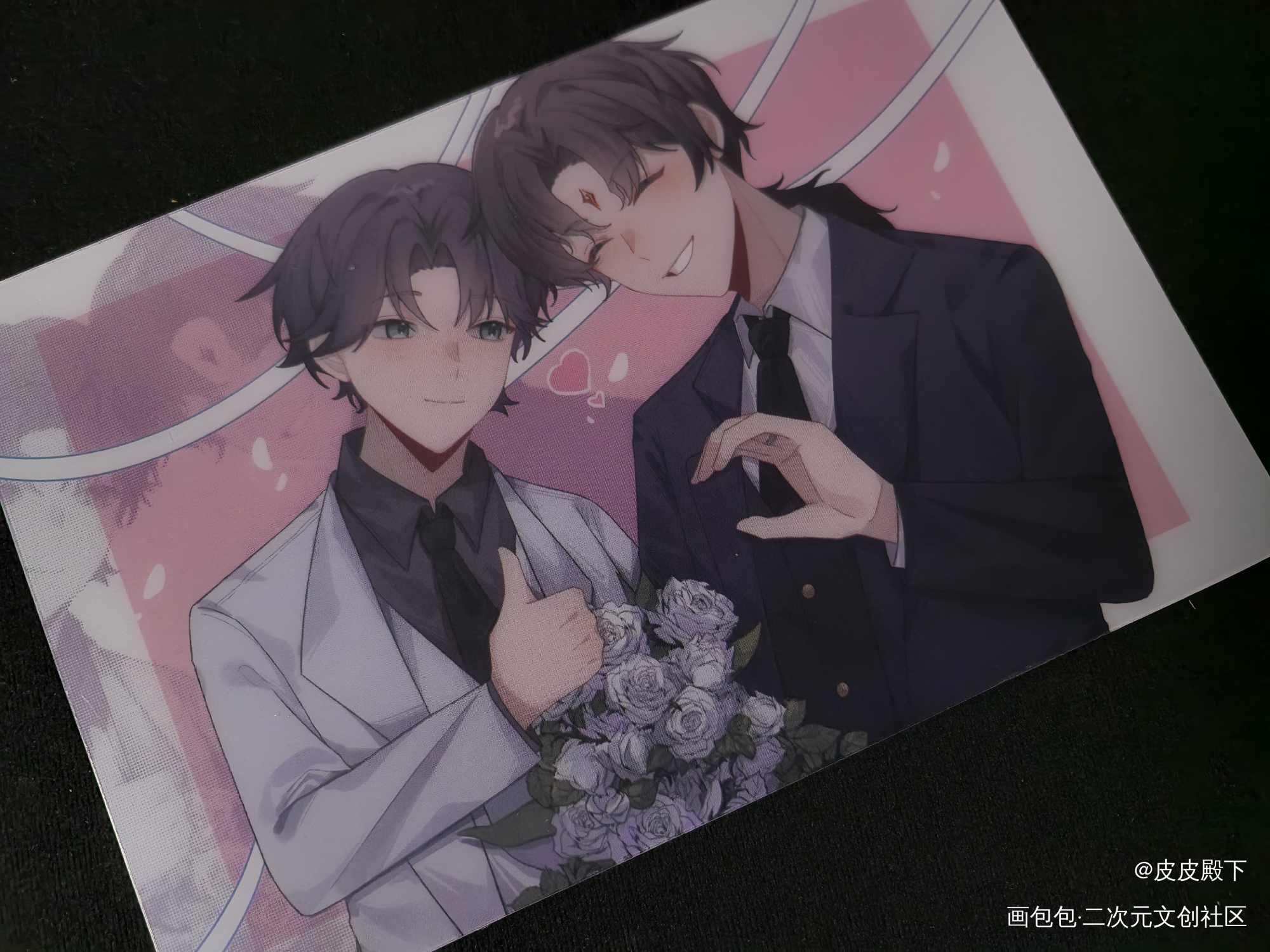 超甜！_人渣反派自救系统无料返图周边秀冰秋绘画作品