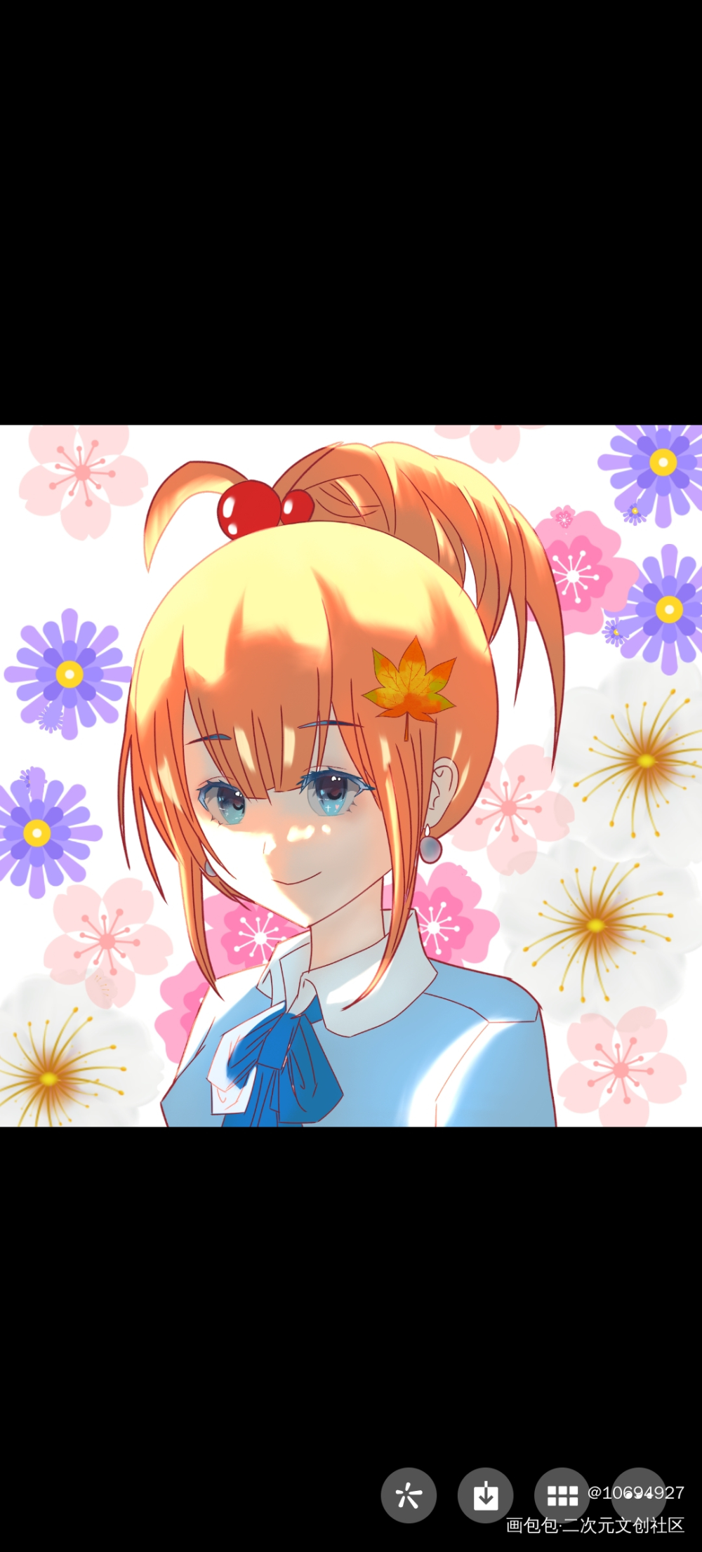 秋日私语_绘画作品