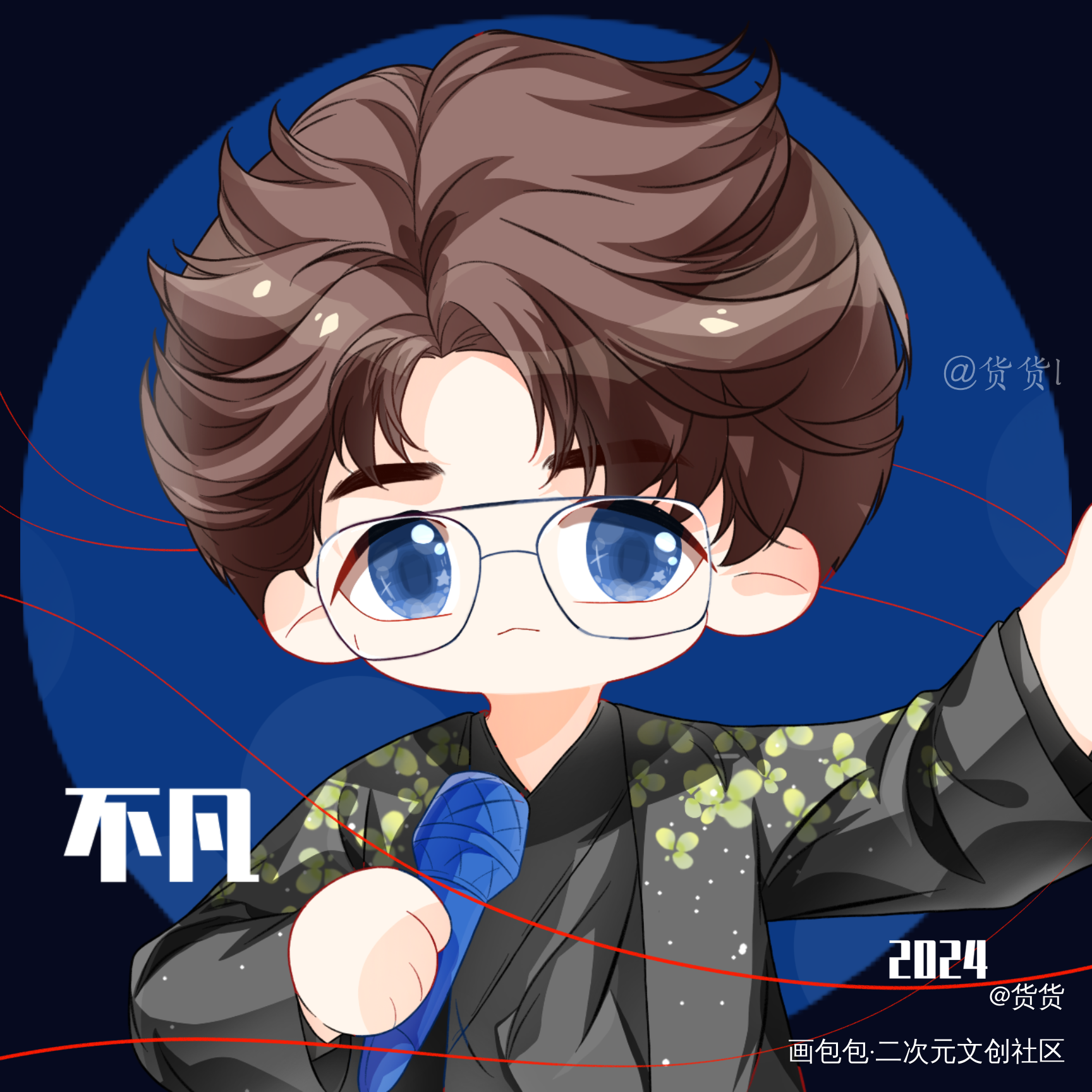 _人物练习手绘Q版绘画作品