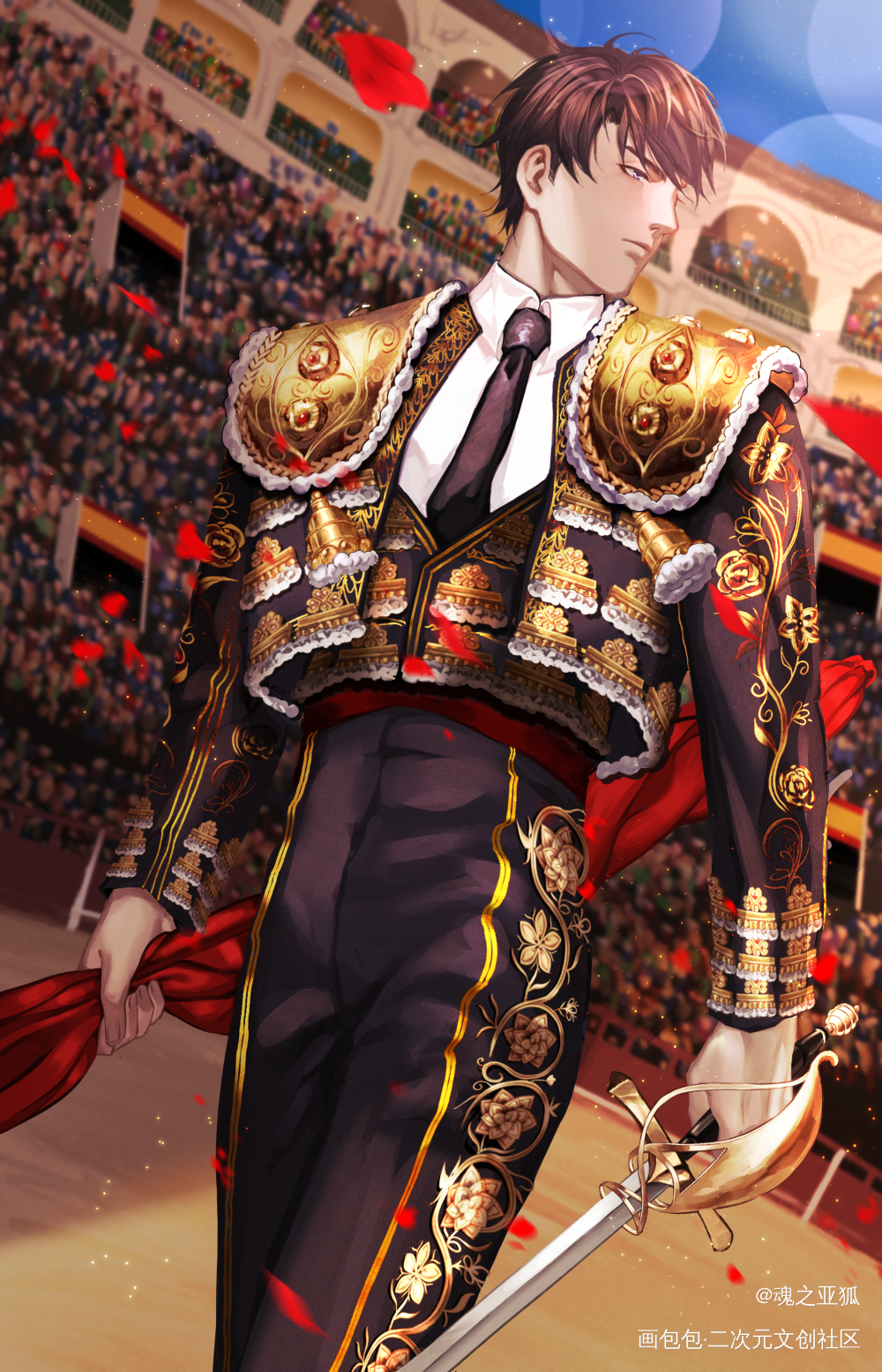 España Cañi_恋与制作人李泽言绘画作品