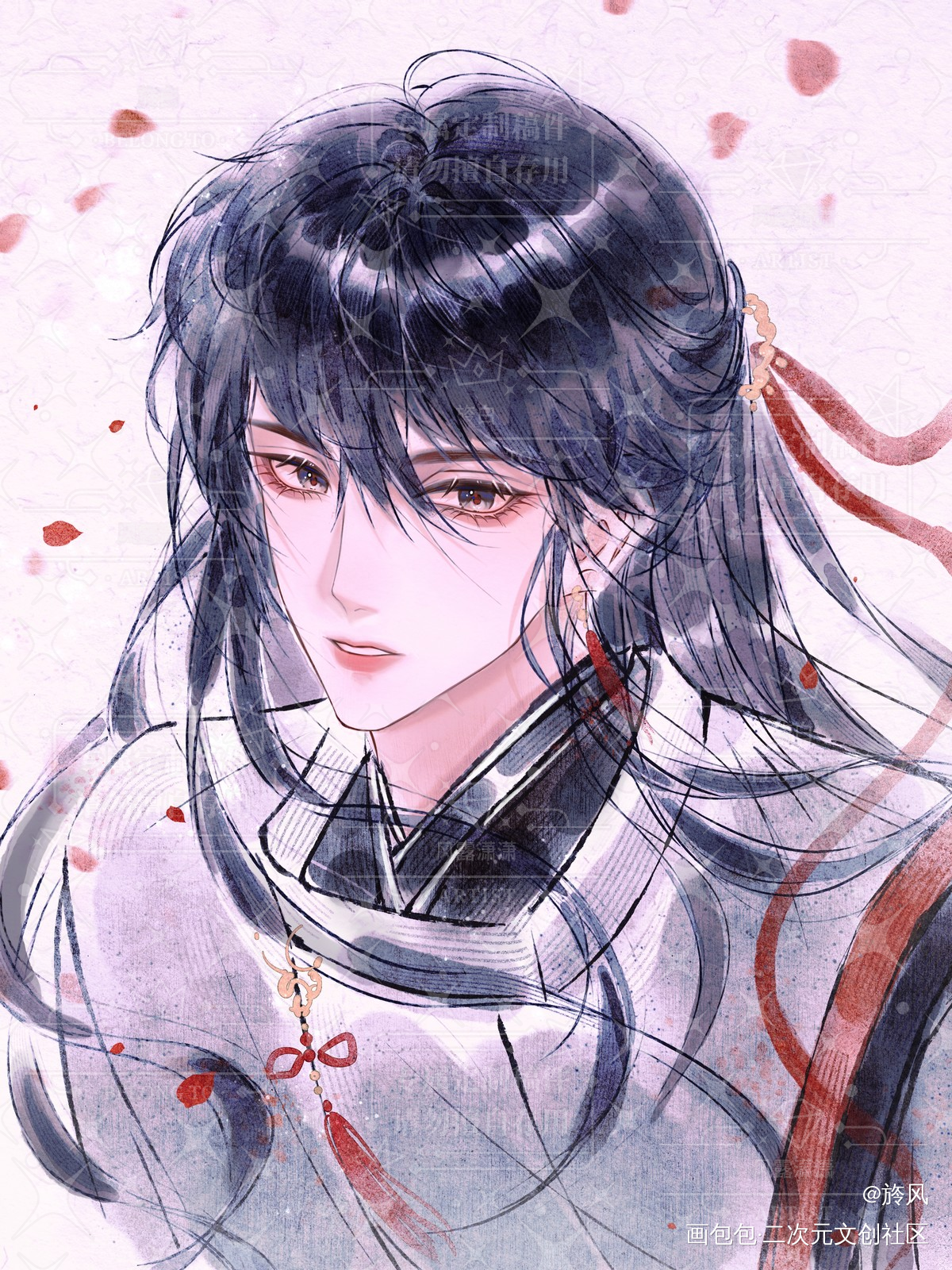 邪神祭柳～_我在惊悚游戏里封神绘画作品