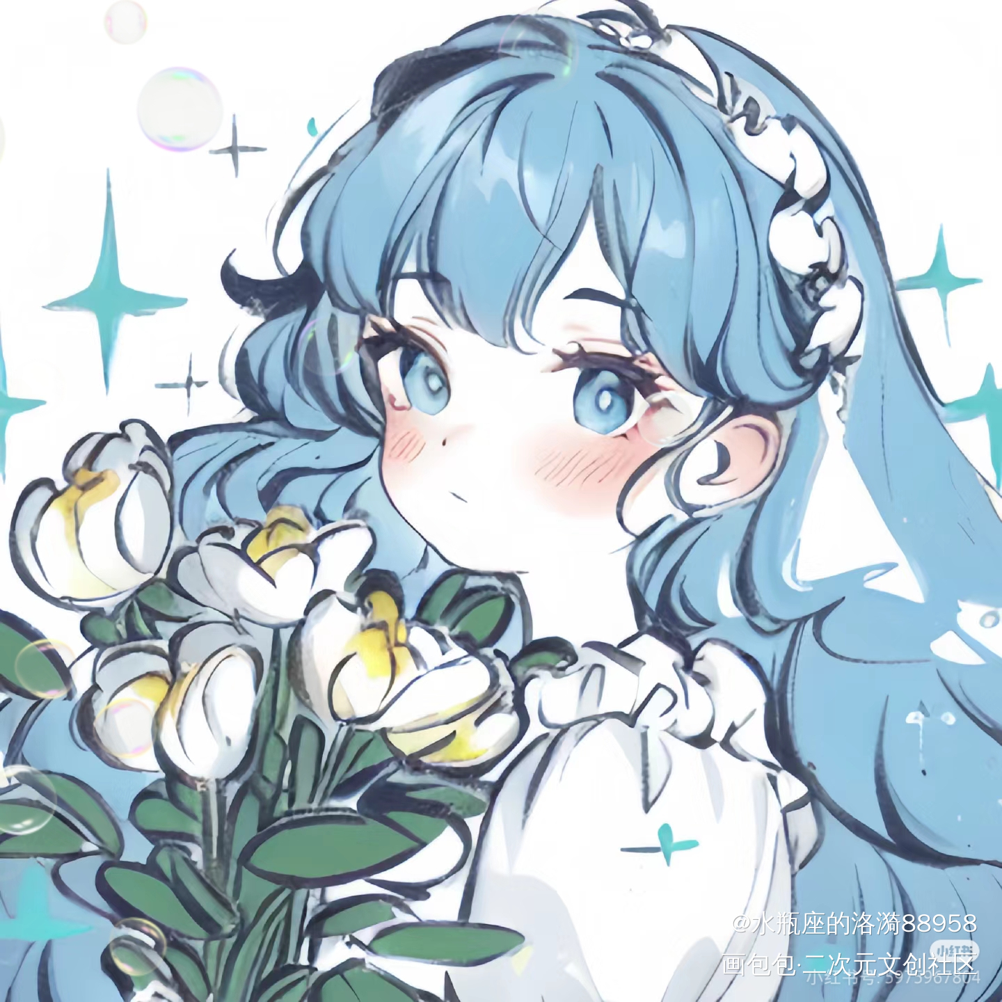 _彩色条漫彩色漫画绘画作品