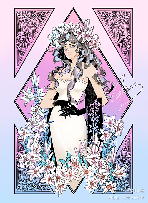洛夫古德夫人_绘画作品
