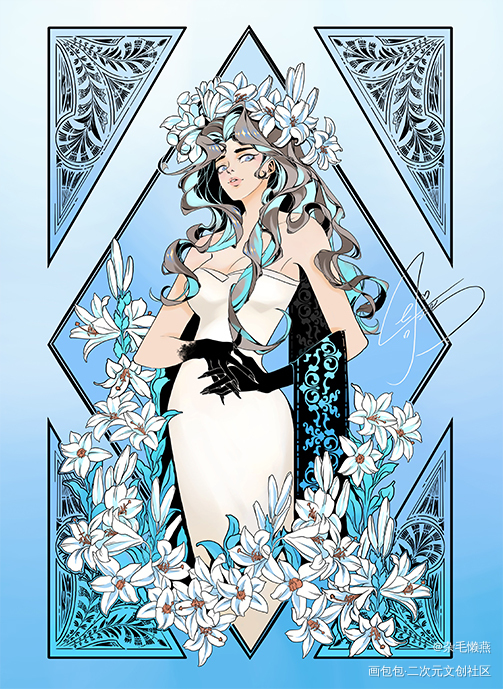 洛夫古德夫人_绘画作品