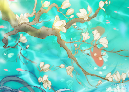 一些我觉得很好看的局部花花_局部绘画作品