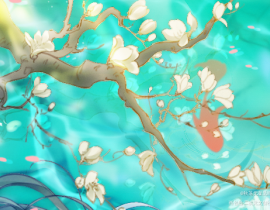 一些我觉得很好看的局部花花_绘画作品