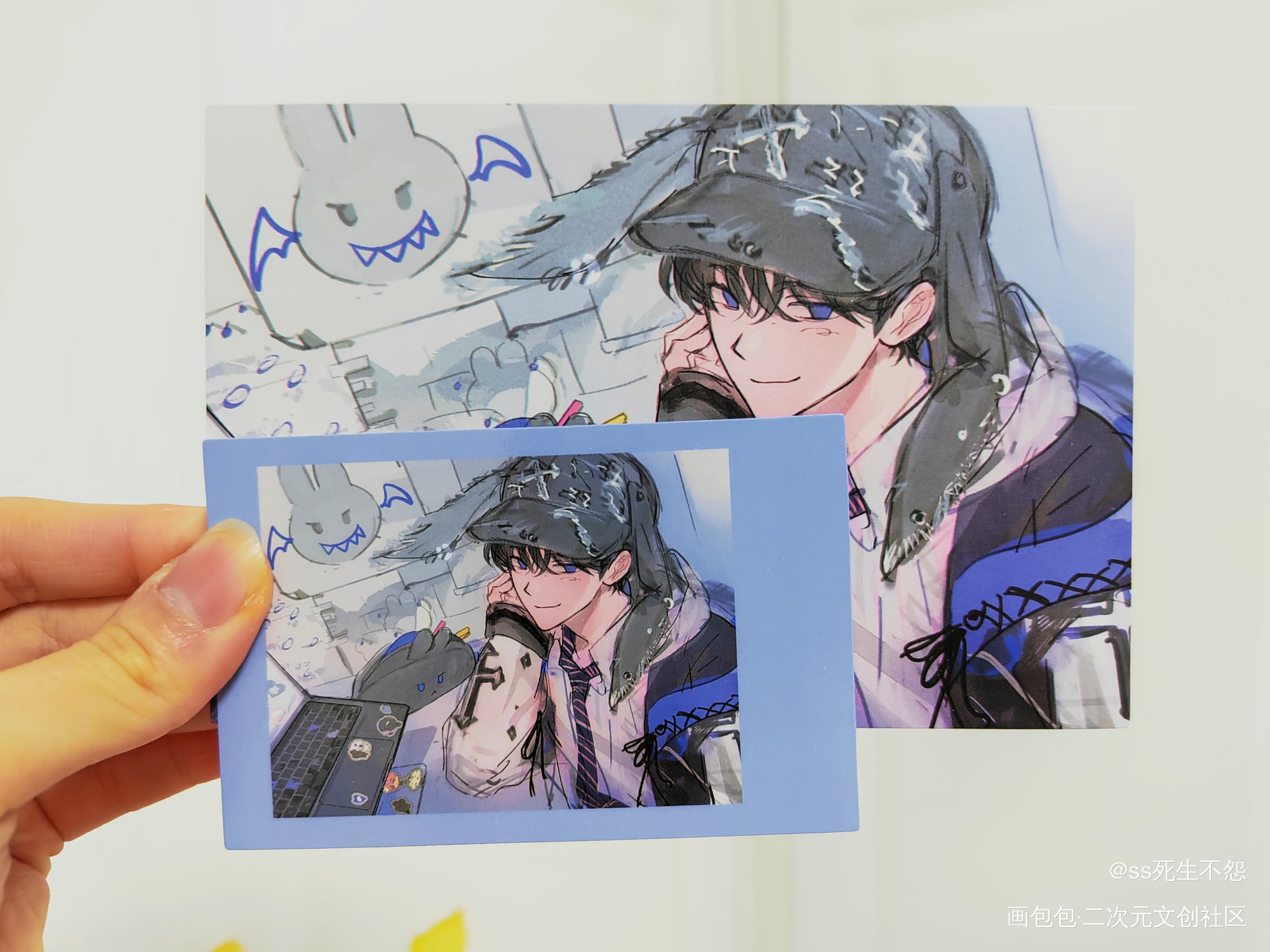 _粉黑绘画作品