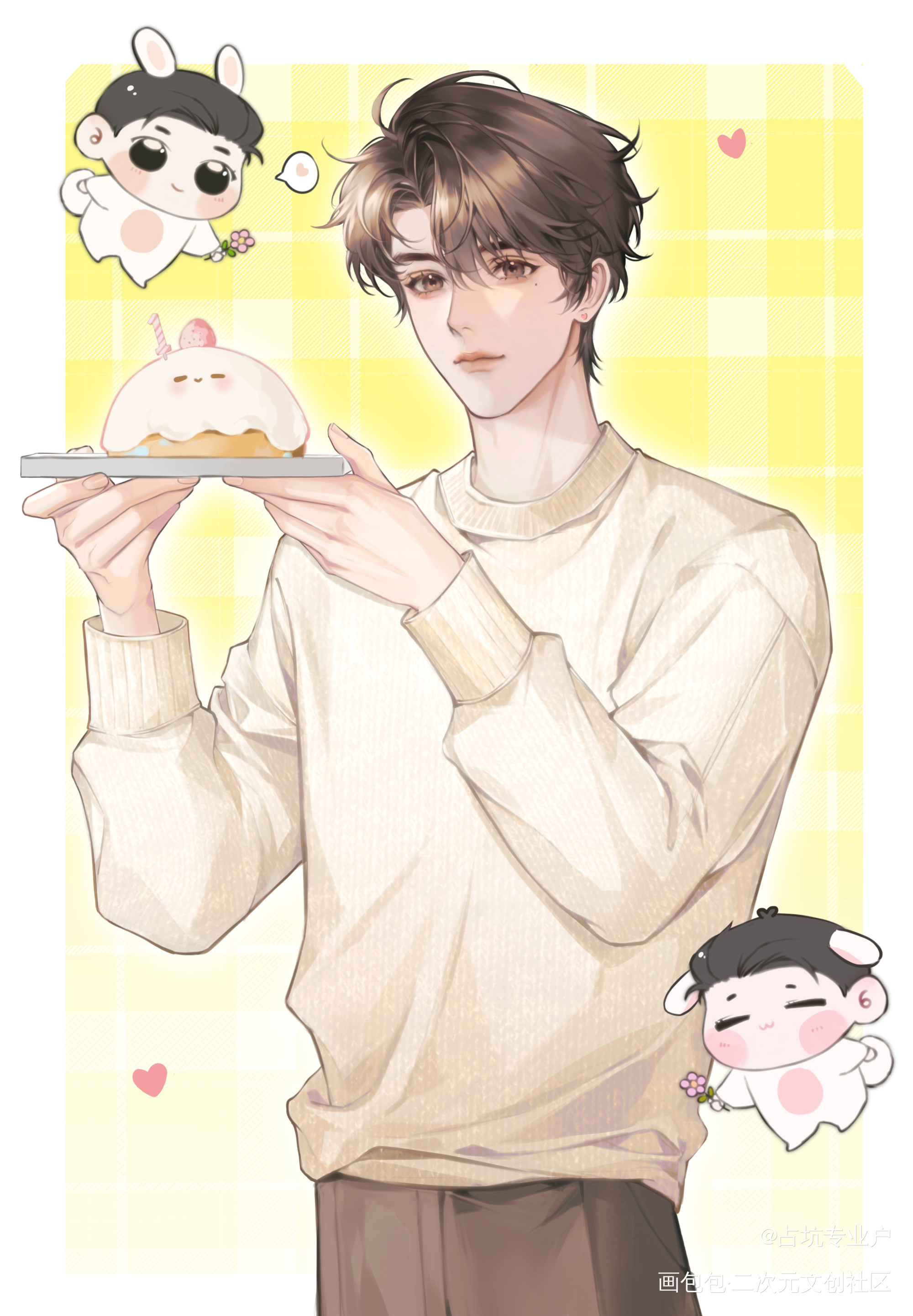 小羊_188男团赵锦辛绘画作品