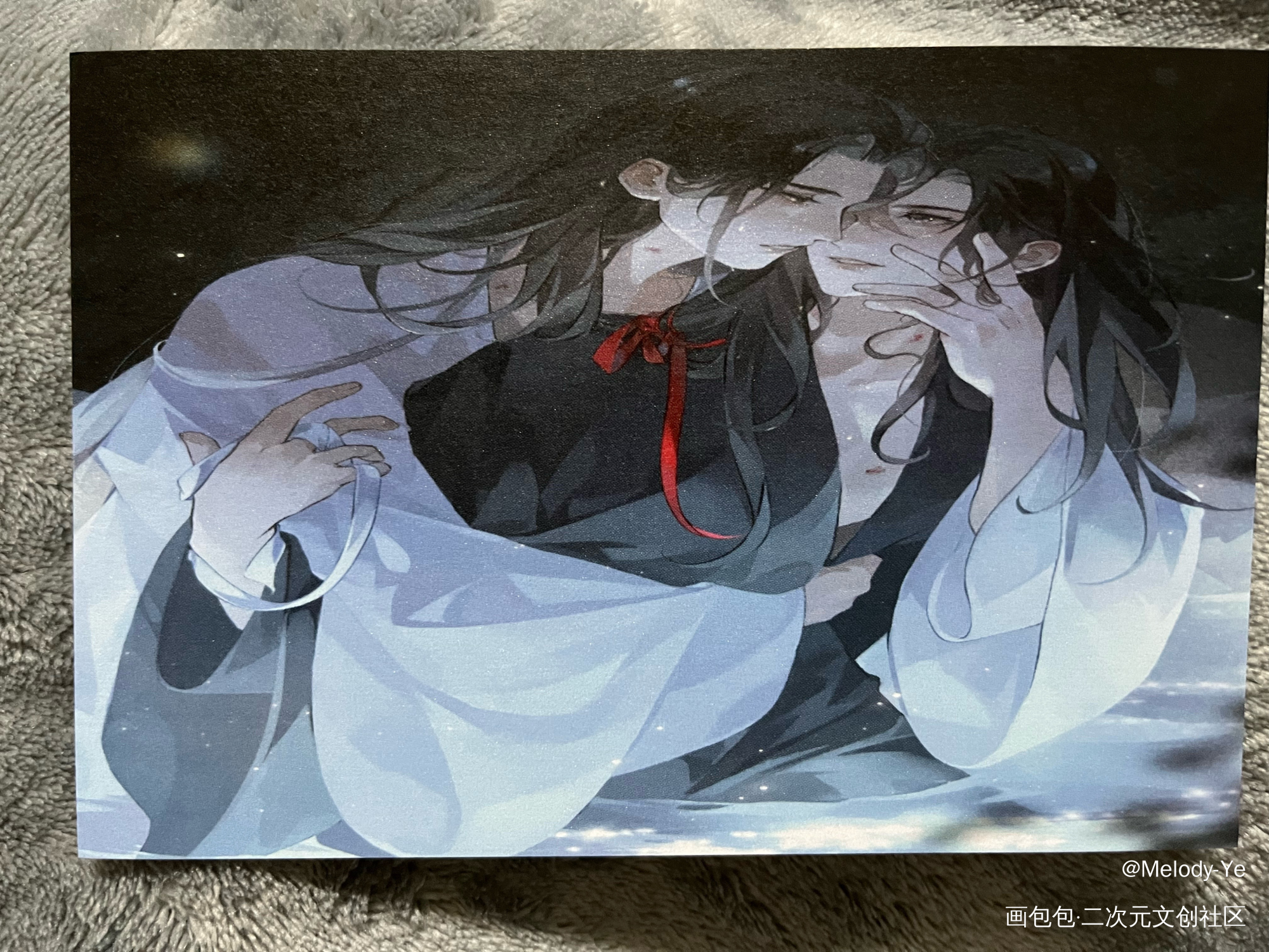 _天官赐福魔道祖师无料返图花城·天官赐福谢怜·天官赐福蓝忘机·魔道祖师魏无羡·魔道祖师绘画作品