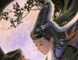 宝莲灯·戬娥_绘画作品