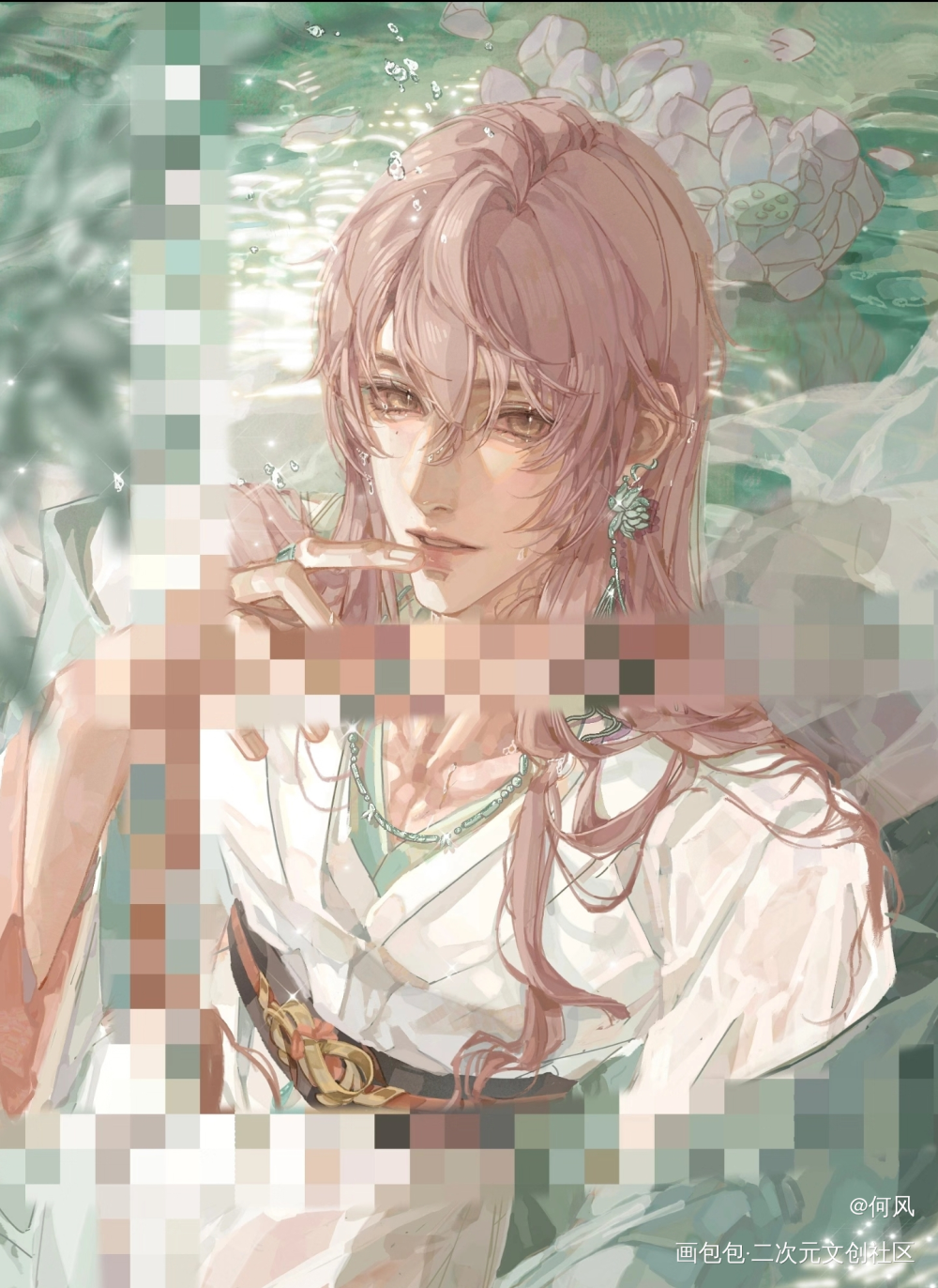 袁基 -朱颜酡_代号鸢袁基·代号鸢绘画作品