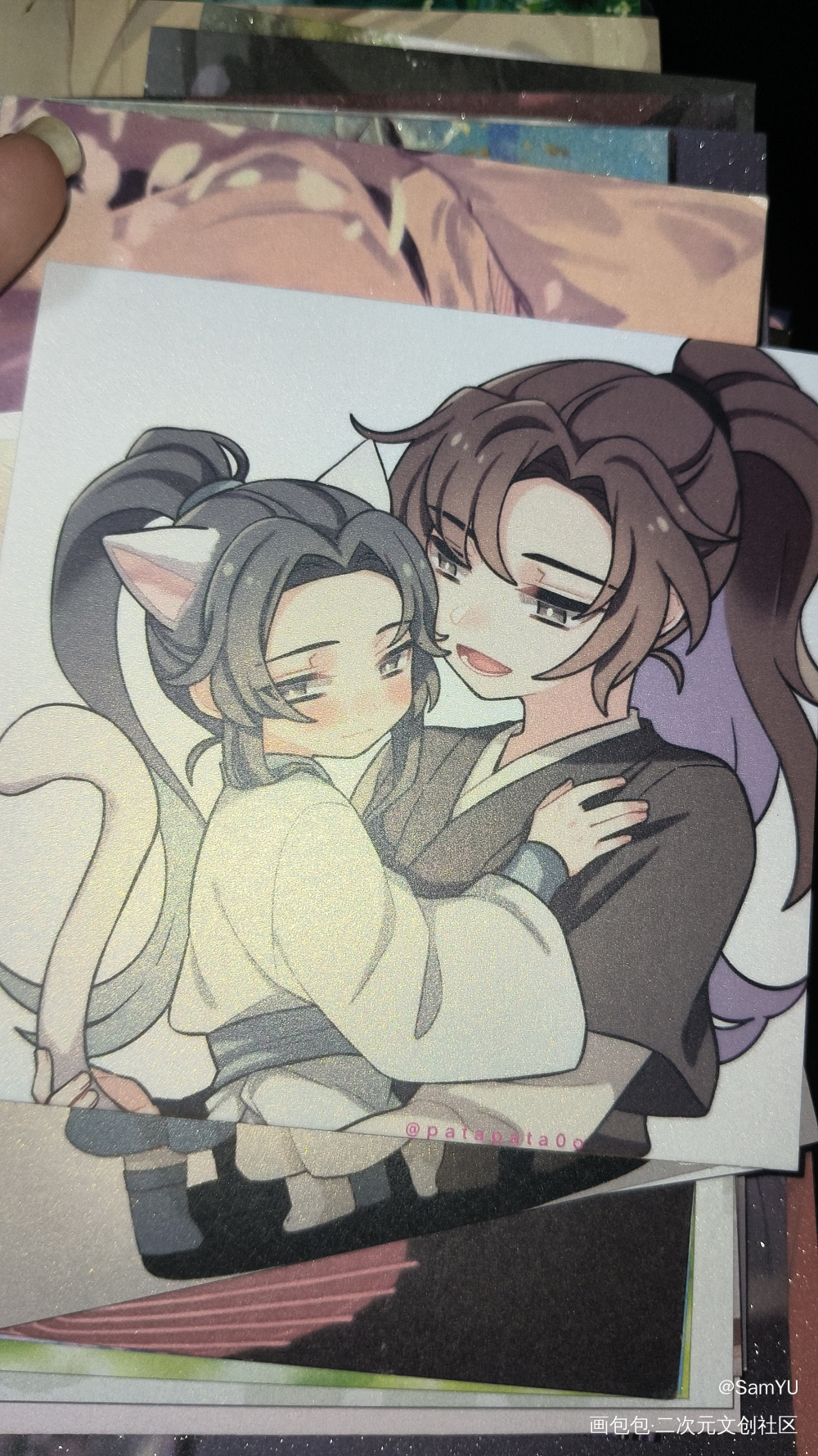 _二哈和他的白猫师尊授权返图绘画作品