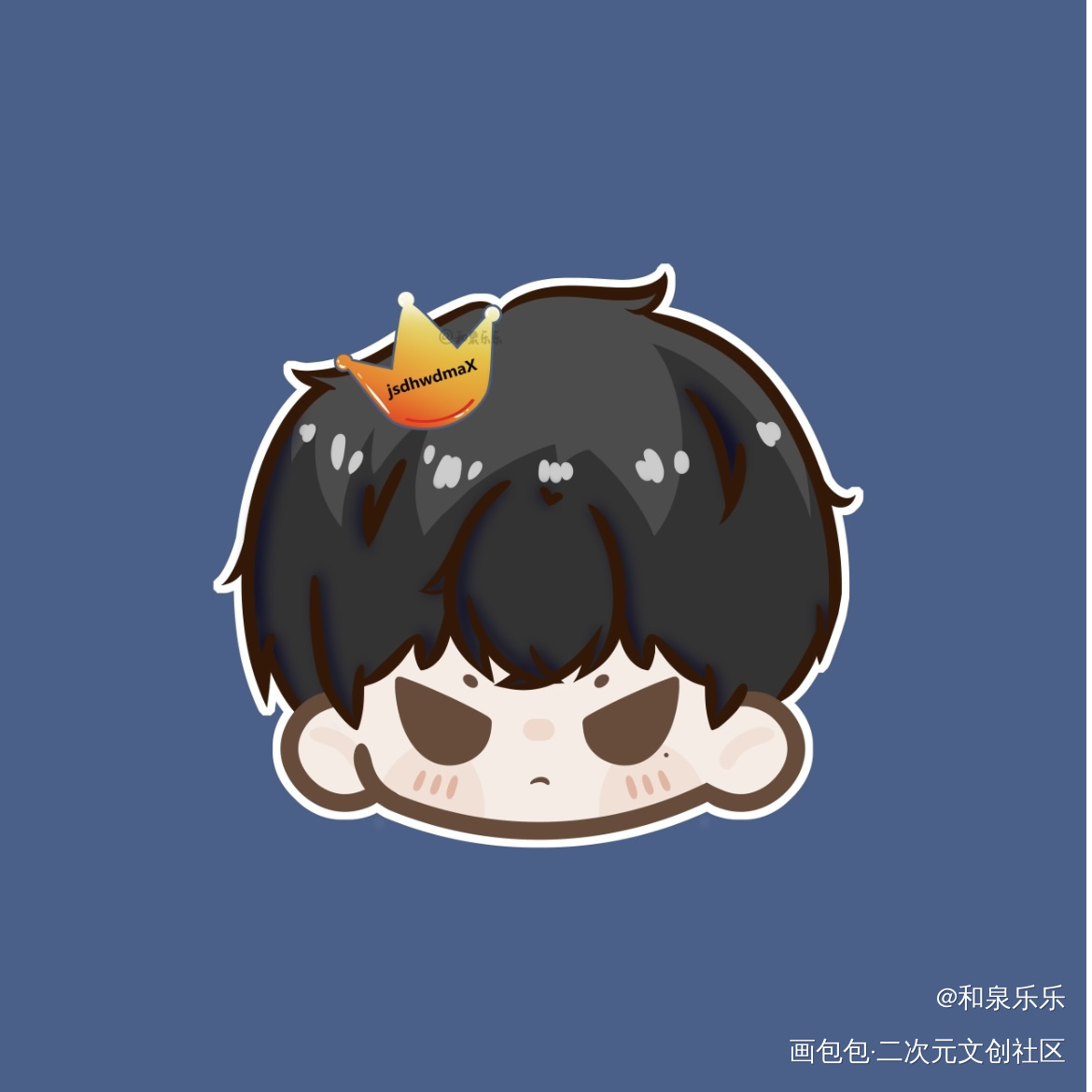 伪装学渣 七周年快乐_伪装学渣贺朝谢俞绘画作品