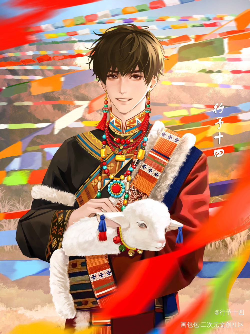 新年快乐！_盗墓笔记吴邪·盗墓笔记吴邪绘画作品