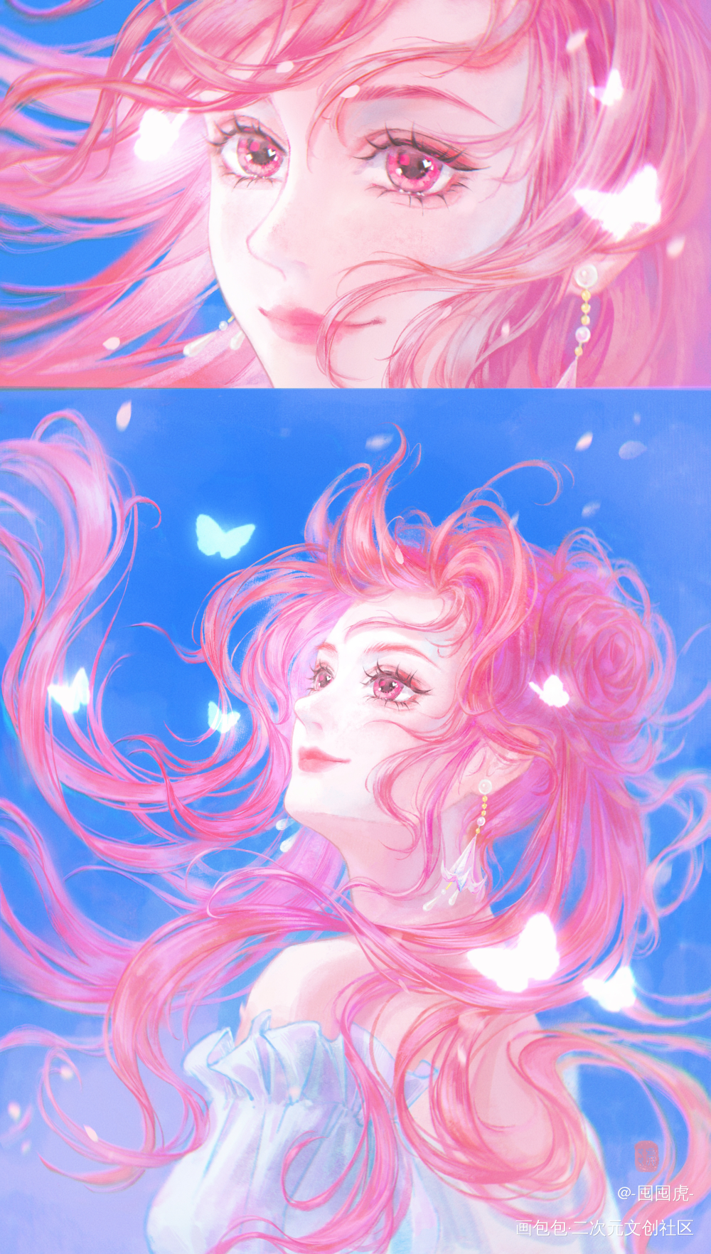 永远灿烂_闪耀暖暖半厚涂绘画作品