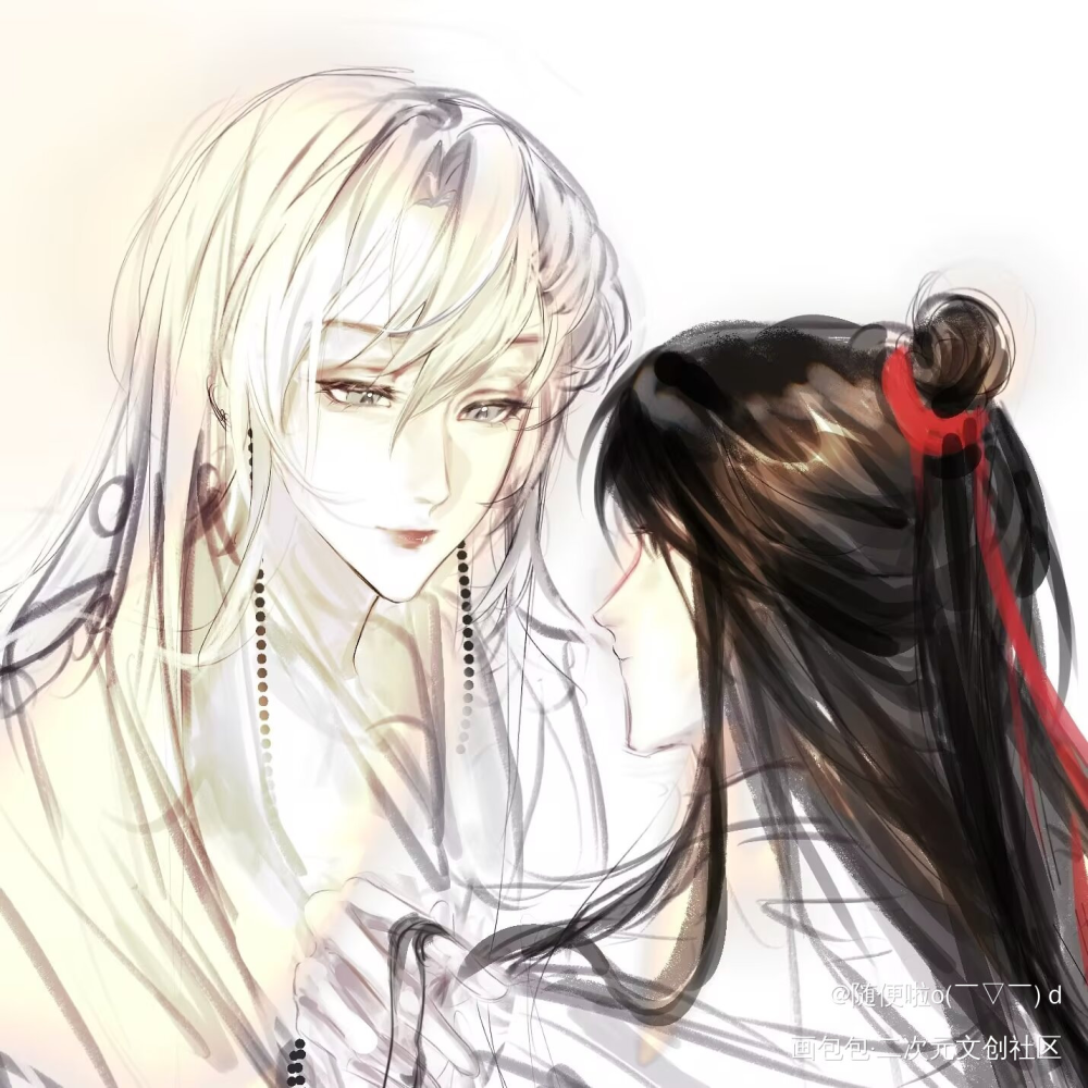 _接稿摸鱼oc绘画作品