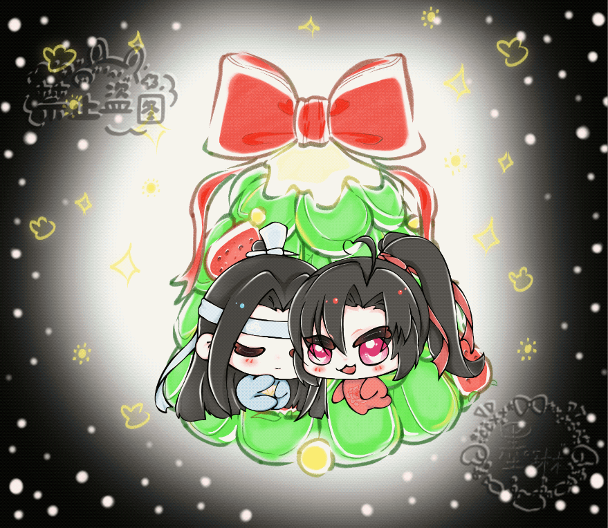 _魔道祖师绘画作品