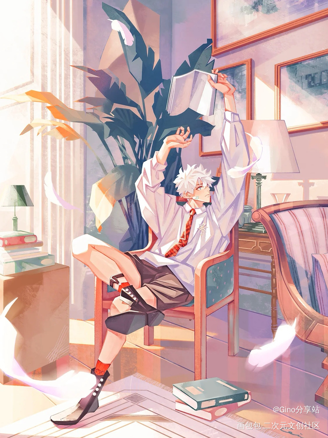 新年时光_时光代理人程小时·时光代理人陆光·时光代理人绘画作品
