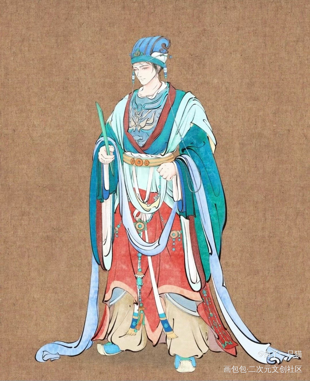 永乐宫 戬子_杨戬古风绘画作品
