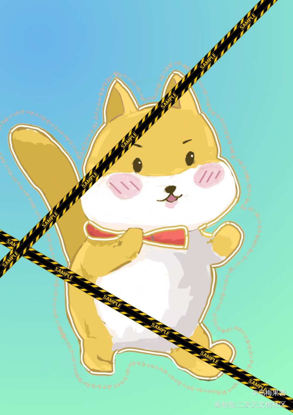 奥利给小鼠_板绘涂绘画作品