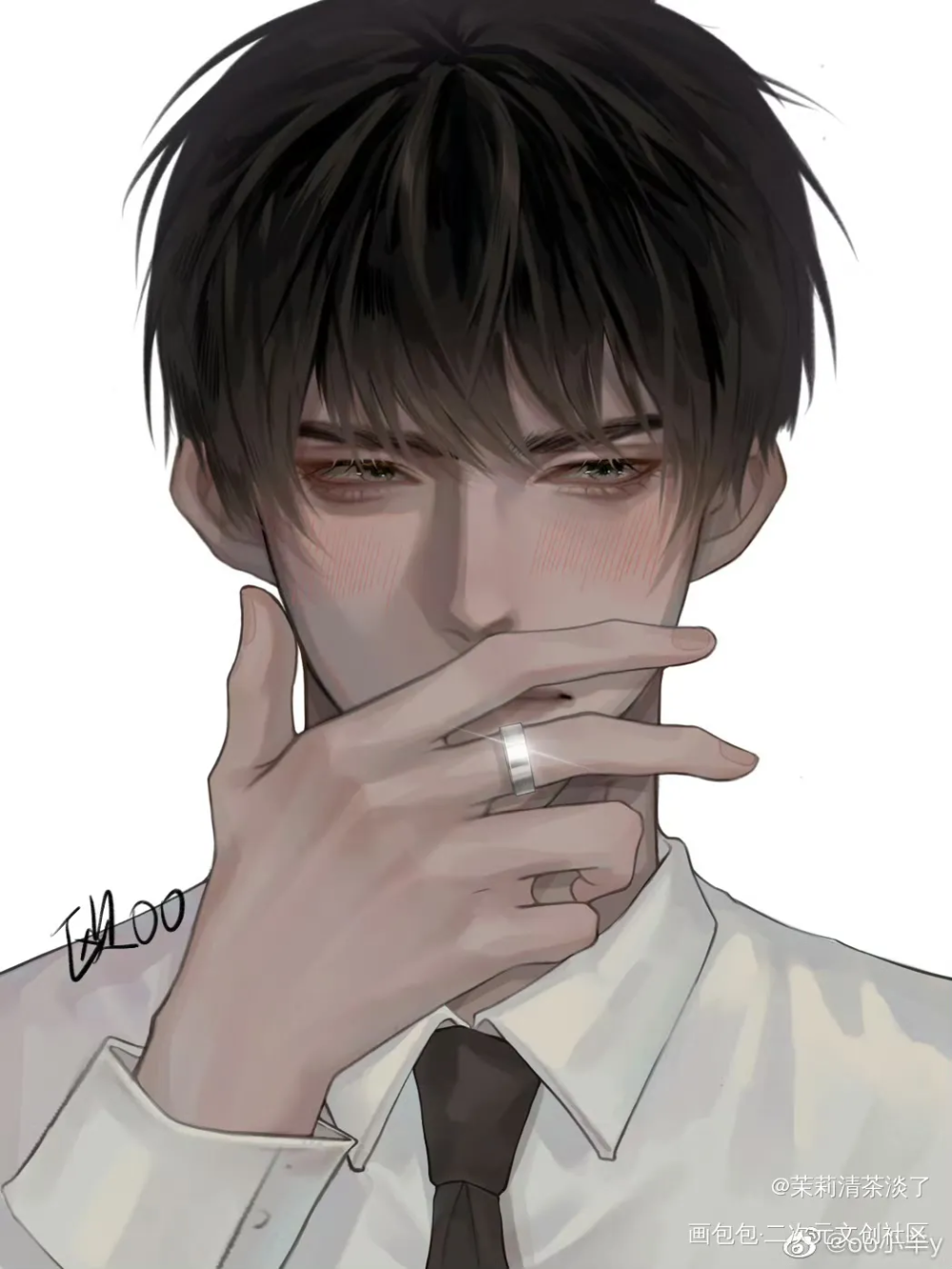 _你却爱着一个烧饼李简李玉简隋英绘画作品