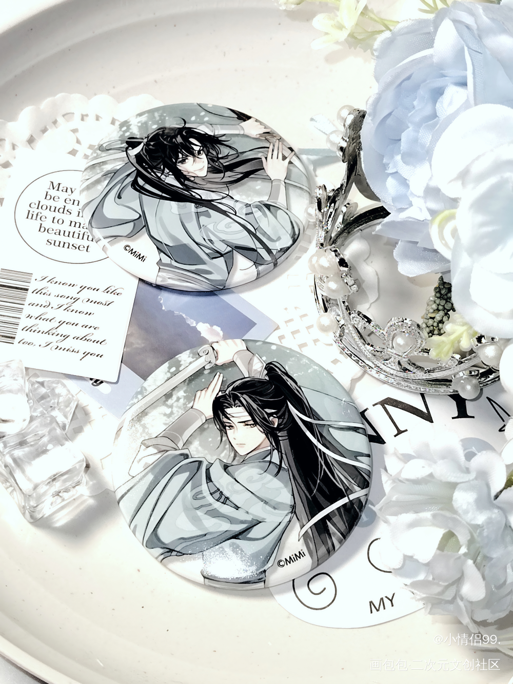 _魔道祖师忘羡蓝忘机魏无羡绘画作品