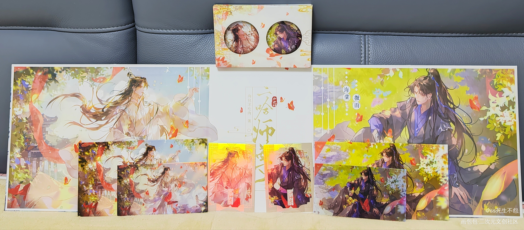 _栋33栋二哈和他的白猫师尊绘画作品