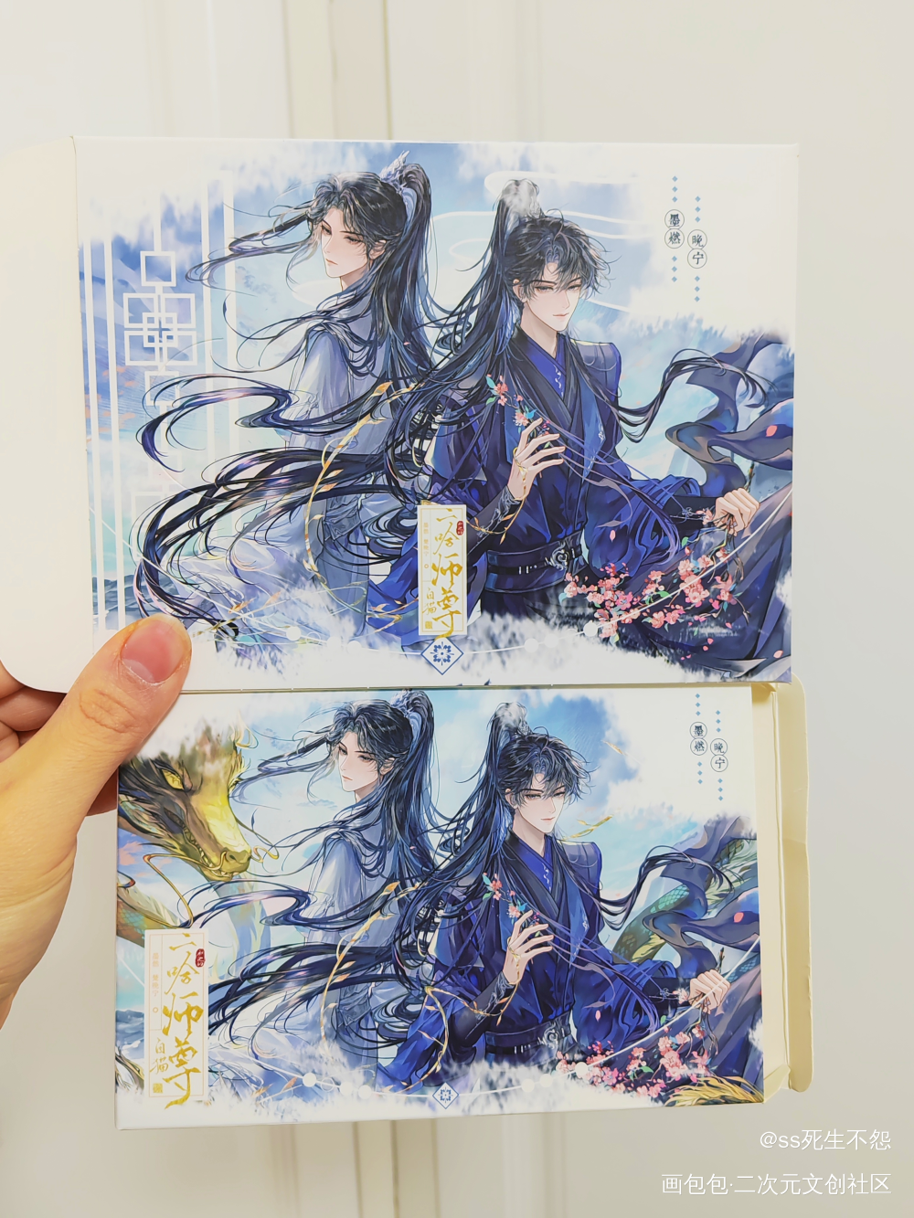 _二哈和他的白猫师尊梨乖酥绘画作品