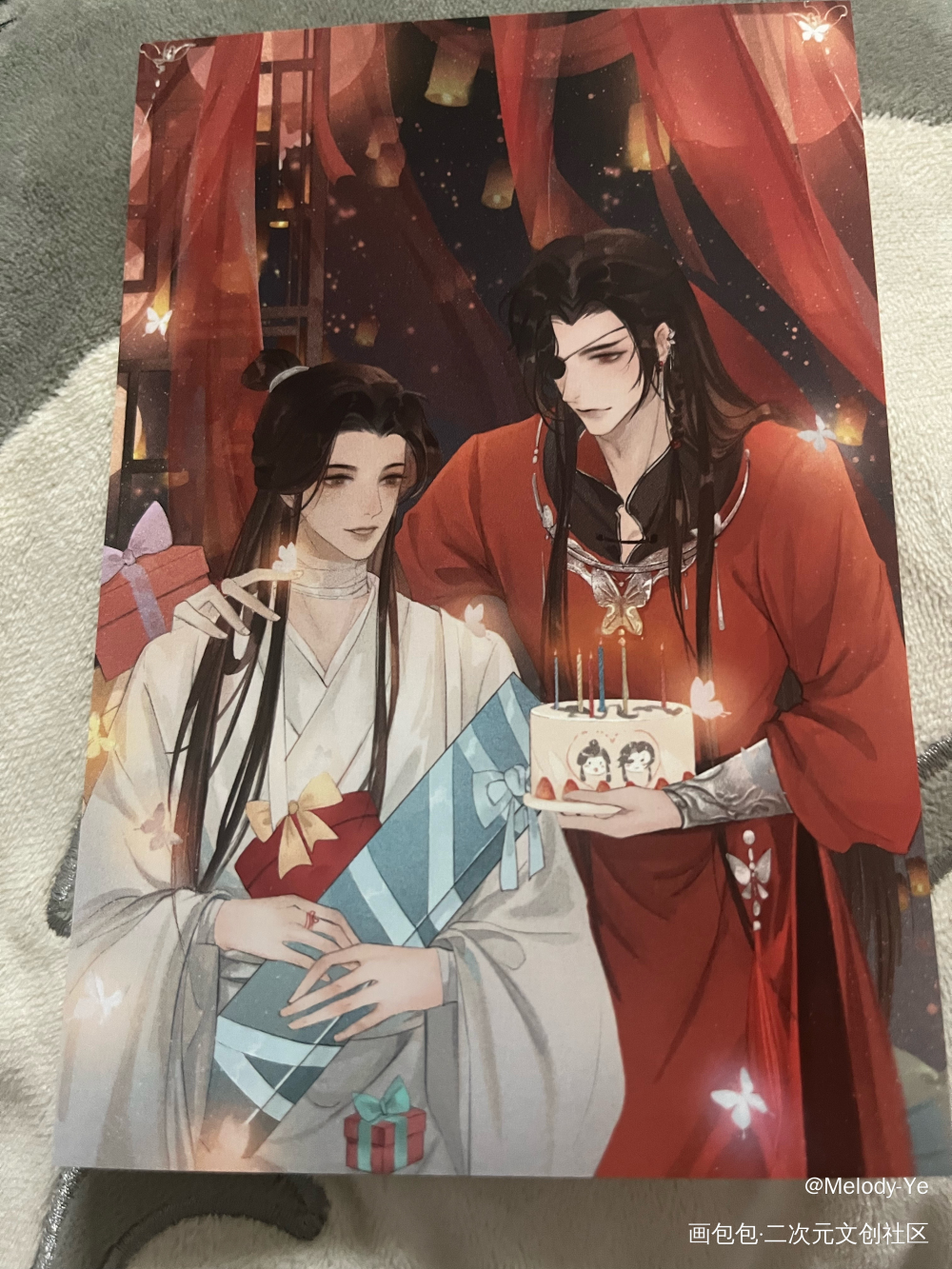 _天官赐福无料返图花城·天官赐福谢怜·天官赐福绘画作品