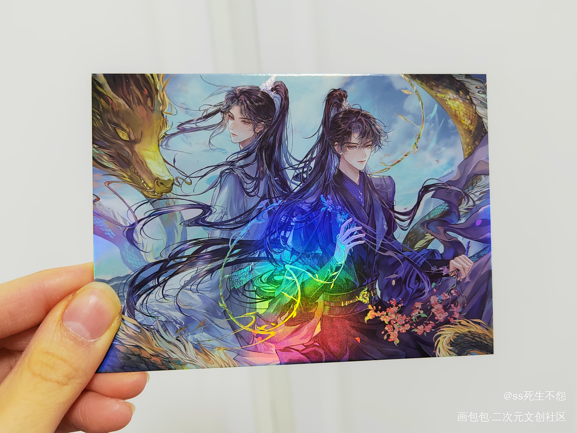 _二哈和他的白猫师尊梨乖酥绘画作品