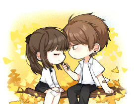 银杏之恋_绘画作品