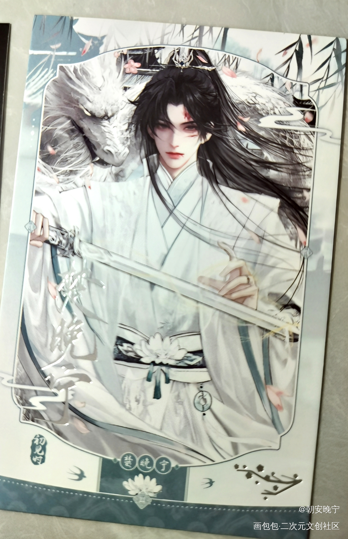 _二哈和他的白猫师尊墨燃楚晚宁绘画作品