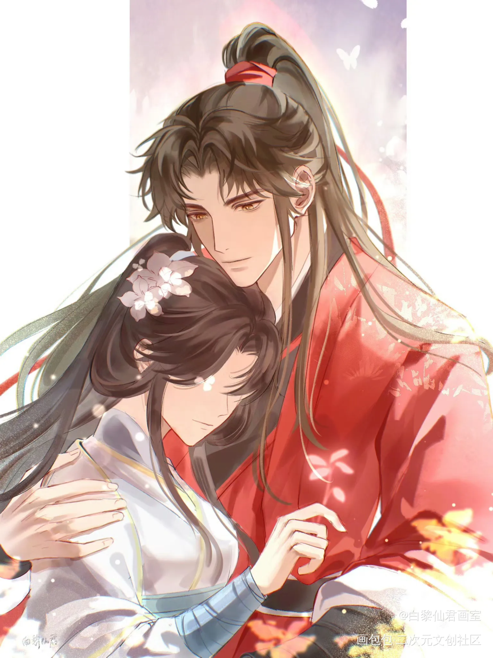 我还想和你一起看花开的时候……_世界之外绘画作品