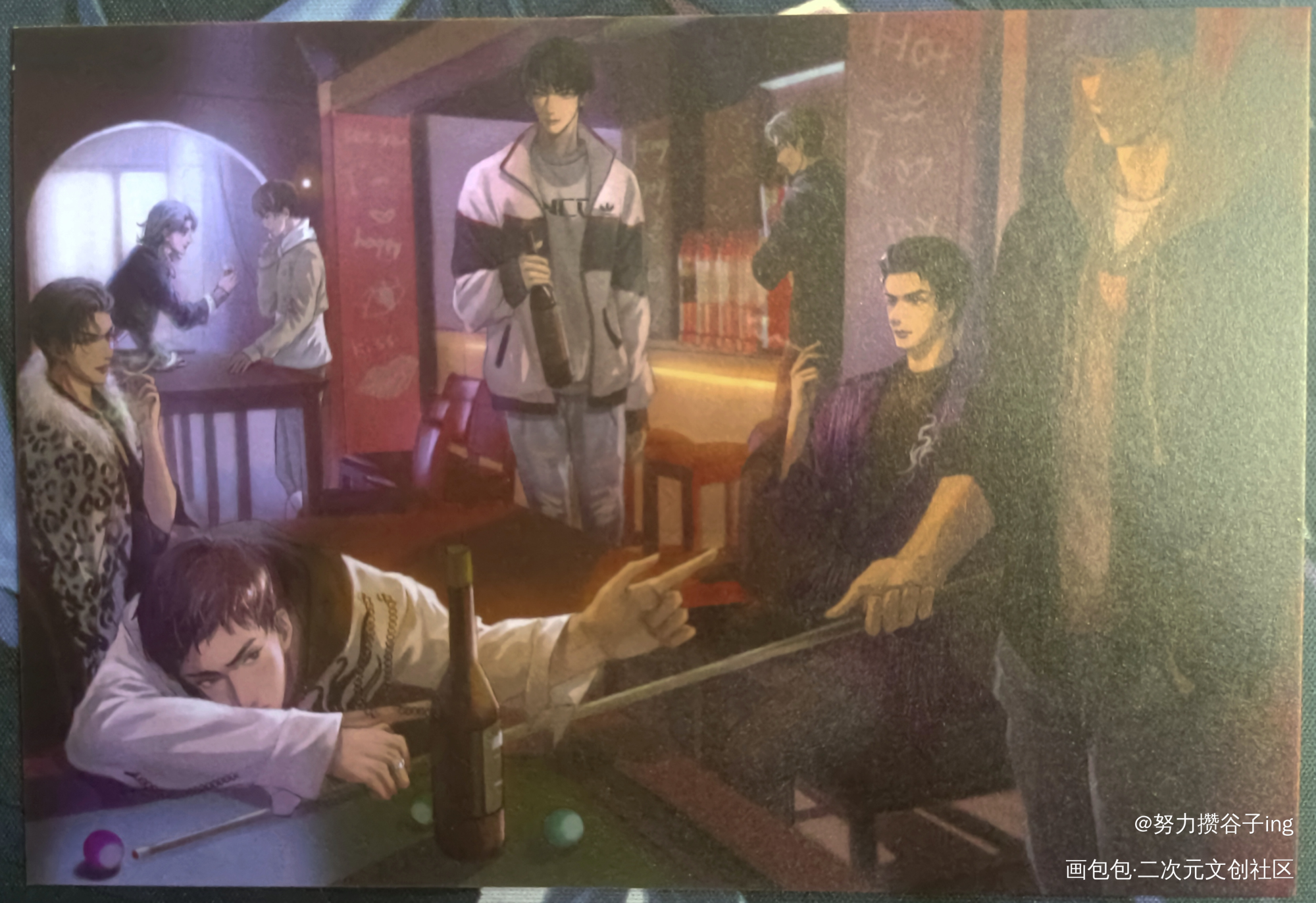 _小白杨授权返图俞白白新羽俞风城绘画作品