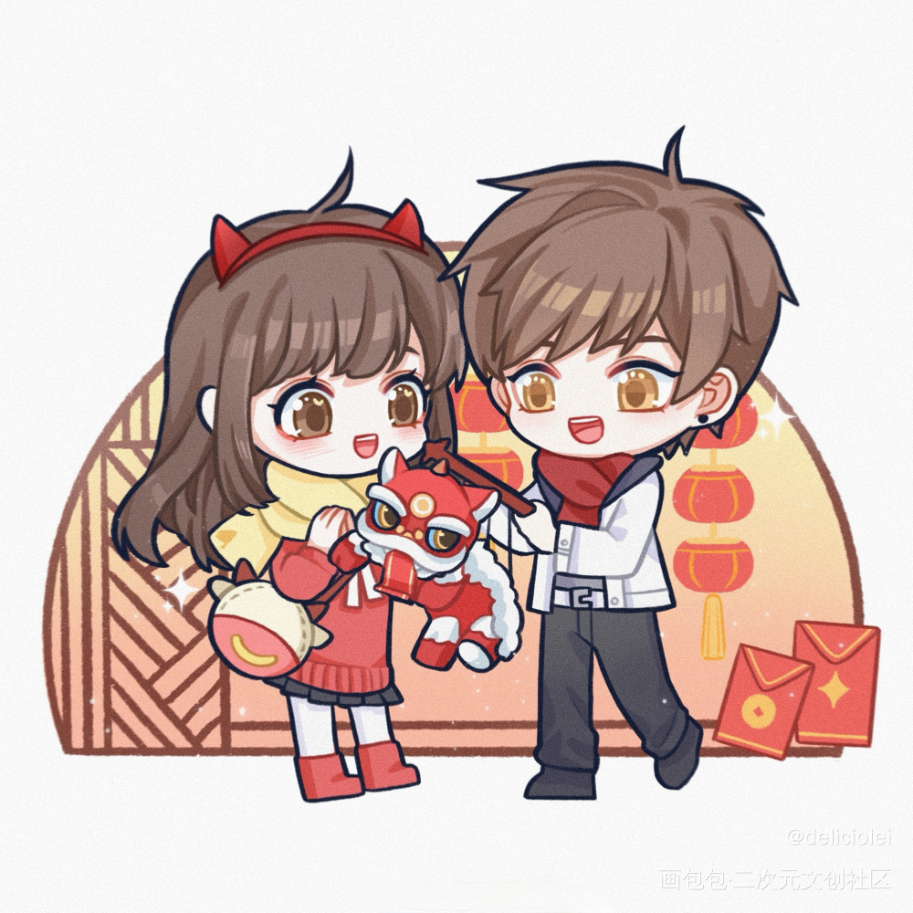 新年快乐_恋与制作人绘画作品