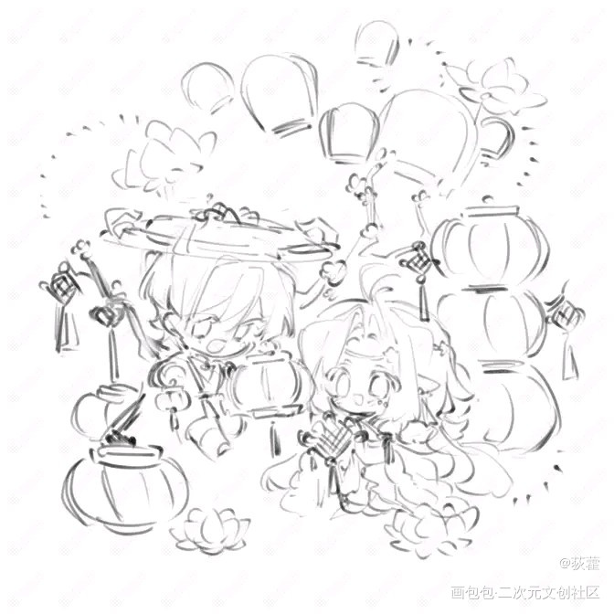 _原神荻藿流浪者梦女流浪者绘画作品